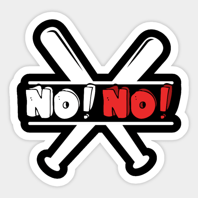 Just say no Sticker by N aldhashan